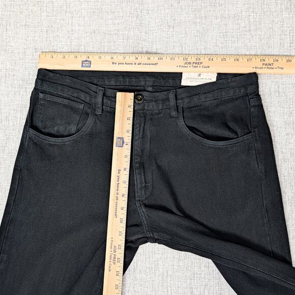 Prospective Flow Men's Black Herringbone Pants size 32 Made in USA - Picture 6 of 11